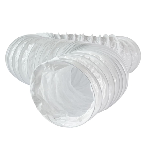 Воздуховод круглый гибкий ПВХ AFS VINYLAFS WHITE (102 мм/10 м)