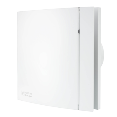 Вытяжной вентилятор с обратным клапаном Soler Palau SILENT-100 CRZ MATT WHITE DESIGN 4C