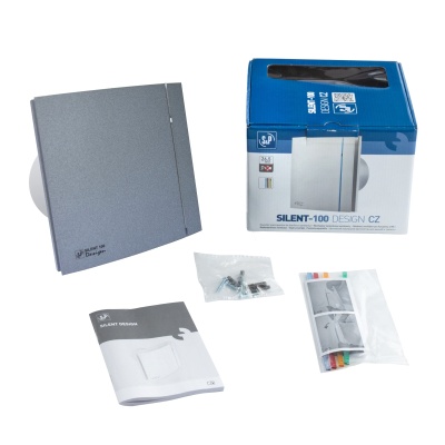 Вытяжной вентилятор Soler Palau SILENT-100 CZ STONE GREY DESIGN 4C