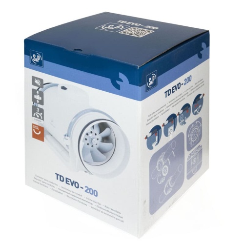 Канальный вентилятор (низкопрофильный) Soler & Palau TD EVO-200 VAR