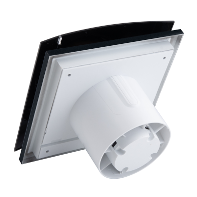 Вытяжной вентилятор с обратным клапаном Soler Palau SILENT-100 CZ MATT BLACK DESIGN 4C