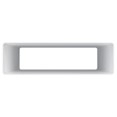 Воздуховод прямоугольный плоский пластиковый ЭРА 620ВП (204х60 мм/0,5 м)