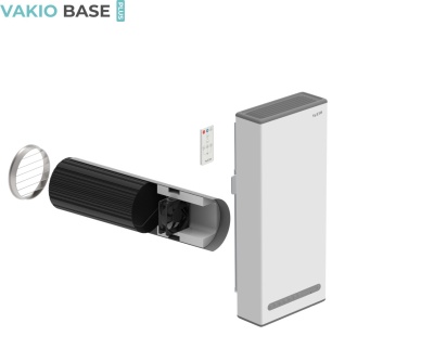 Компактный рекуператор воздуха VAKIO BASE PLUS