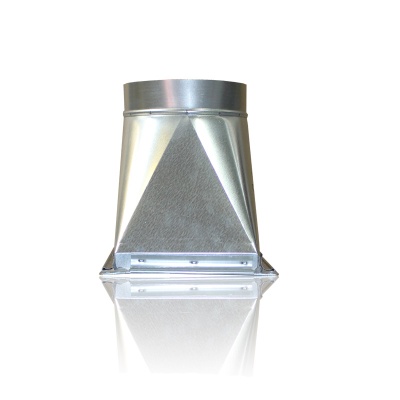 Переход c прямоугольного на круглое сечение (оц. сталь) 800х500-d315