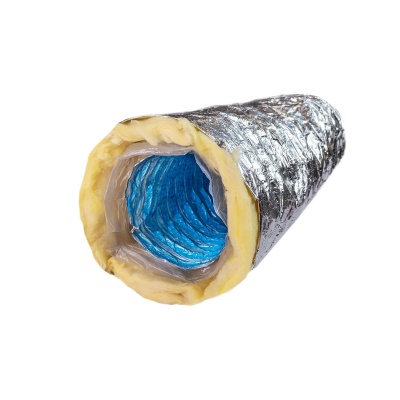 Воздуховод круглый гибкий антибактериальный AFS SONOAFS ALU Hygiene (102 мм/10 м)