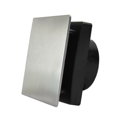 Вытяжной вентилятор с обратным клапаном Seicoi Floxy Design 100 Steel SMAD04-01S