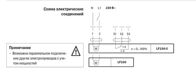 Электропривод Belimo LF 230S Электропривод Belimo LF 230S