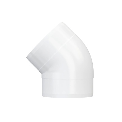 Отвод 45° круглый (пластиковый) ЭРА 10ККП (100 мм) Отвод 45° круглый (пластиковый) ЭРА 10ККП (100 мм)