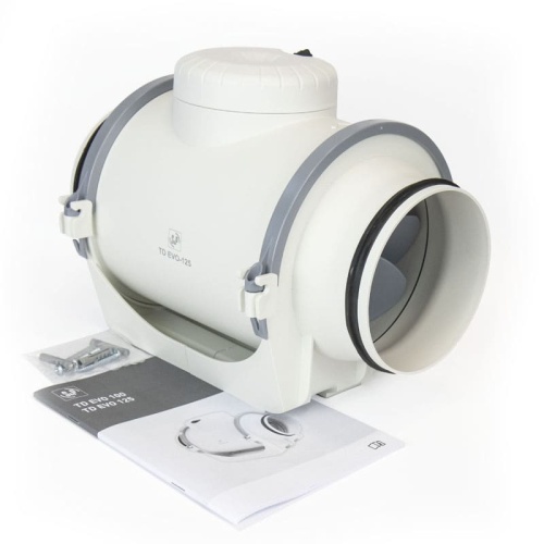 Канальный вентилятор (низкопрофильный) Soler & Palau TD EVO-125 T