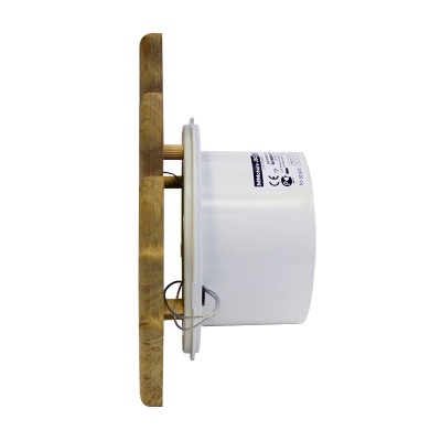 Высокотемпературный накладной вентилятор для саун ММ 120-S Дубок (дерево)