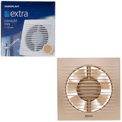 Вытяжной вентилятор Europlast EE125G золото