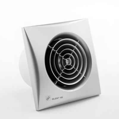 Вытяжной вентилятор с обратным клапаном Soler Palau SILENT-100 CZ SILVER