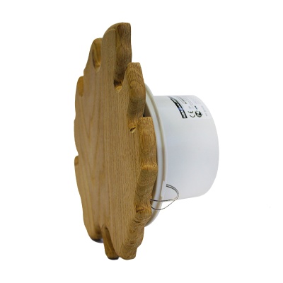 Высокотемпературный накладной вентилятор для саун ММ 120-S Дубок (дерево)