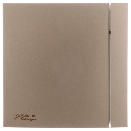 Накладной вентилятор Soler Palau SILENT-100 CRZ CHAMPAGNE DESIGN 4C