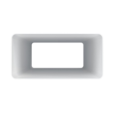 Воздуховод прямоугольный ЭРА 511ВП1,5 ПВХ (55х110 мм/1,5 м)